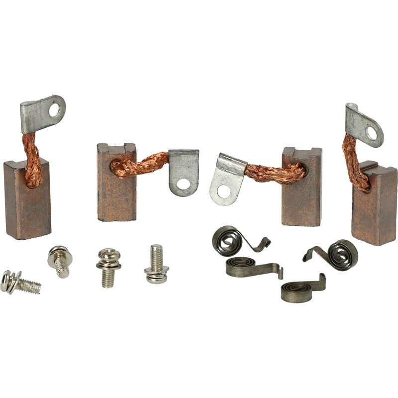 Vhbw - 4x balais de charbon 25 x 13 x 9 mm compatible avec Wagner moteur