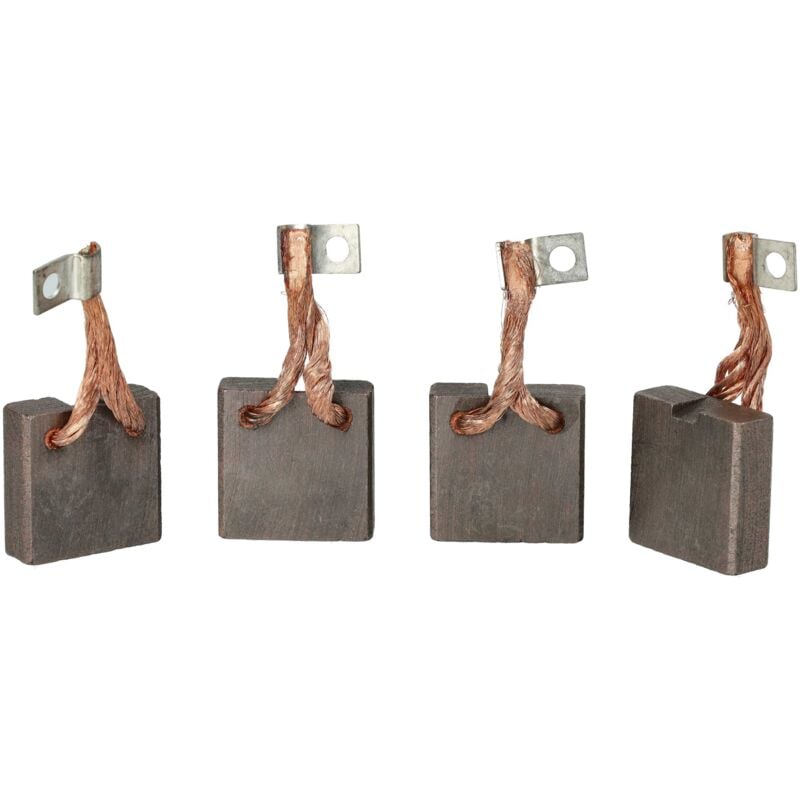 Vhbw - 4x balais de charbon 25,5 x 25,7 x 8,9 mm compatible avec Jungheinrich chariot élévateur 0871429 véhicule utilitaire