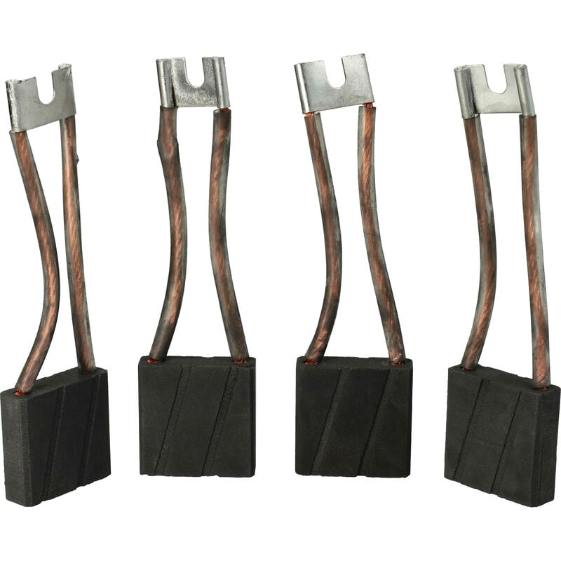 Vhbw - 4x balais de charbon 40 x 39,8 x 12,5 mm remplace Asein 6017 pour véhicule utilitaire