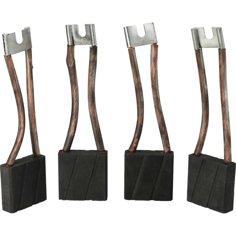 4x balais de charbon 40 x 39,8 x 12,5 mm remplace Linde 0009718158 pour véhicule utilitaire - Vhbw
