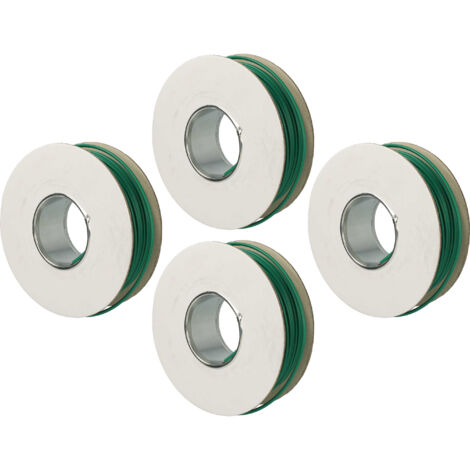 vhbw 4x Cable delimitador compatible con Ambrogio L85 Elite, L85 Deluxe, L85 Evolution robots cortacésped - Cable perimetral 50 m verde
