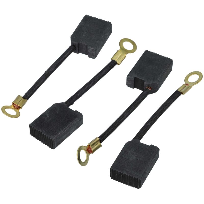 Vhbw - 4x Carbon Brush 19 x 14 x 7 mm compatible with Kärcher 1.982-101.0, 1.990-121.0, 1.990-111.0 wet-dry vacuum cleaner, Waschsauger