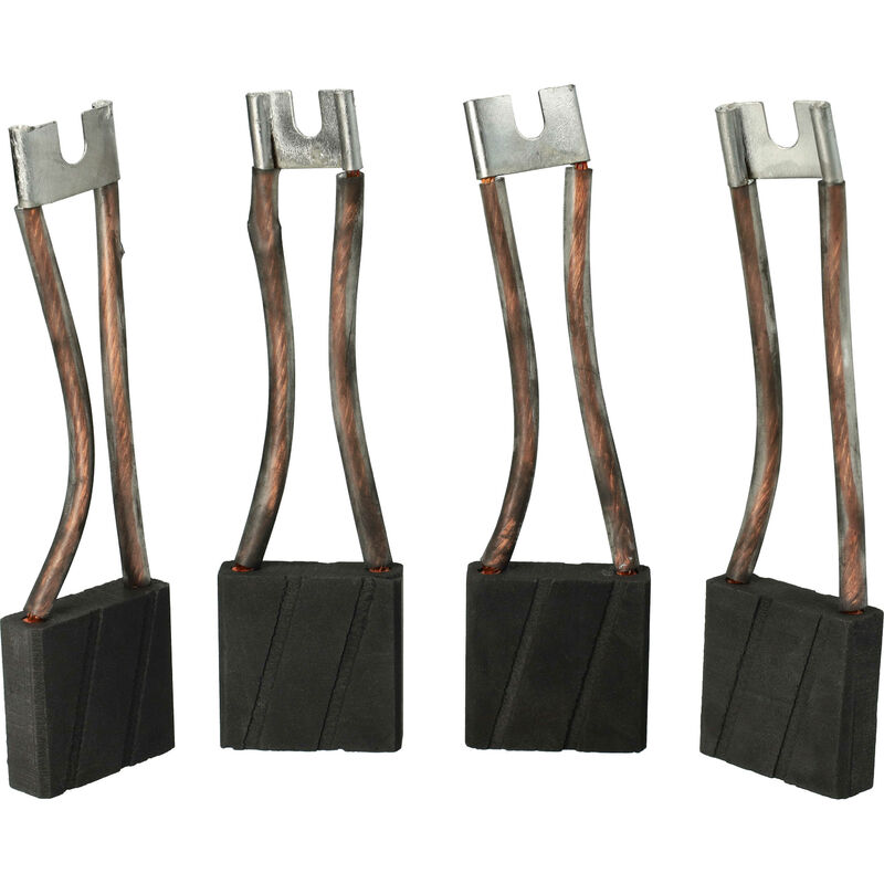 Vhbw - 4x Carbon Brush compatible with Linde commercial vehicle - 40 x 39.8 x 12.5 mm