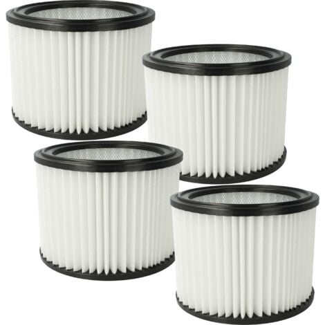 vhbw 4x elemento filtrante sostituisce Nilfisk 107417194 per aspiratore secco/umido