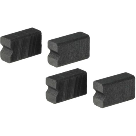 vhbw 4x escobilla 6,25 x 4 x 10 mm Compatible con Bosch Benvenuto TCA5309 - classic cafetera, molino, motores de molino