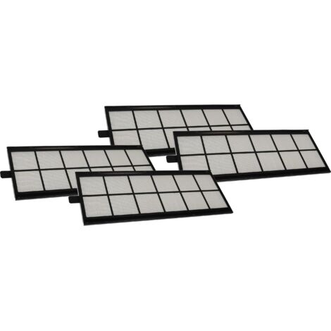 vhbw 4x Filter G4 kompatibel mit Zehnder ComfoFond-L 350/550 eco Erdwärmetauscher - Filterset, 50 x 16 x 1 cm Schwarz Weiß