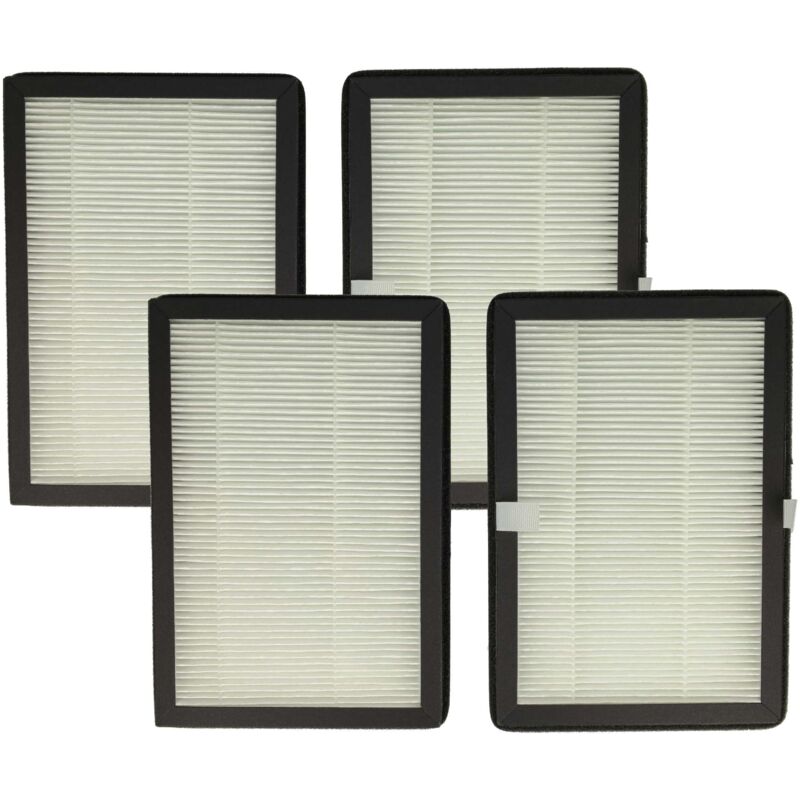 4x filtre à particules compatible avec Rowenta Eclipse QU5030, QU5072, QU5060, QU5062 purificateur d'air, ventilateur - Vhbw