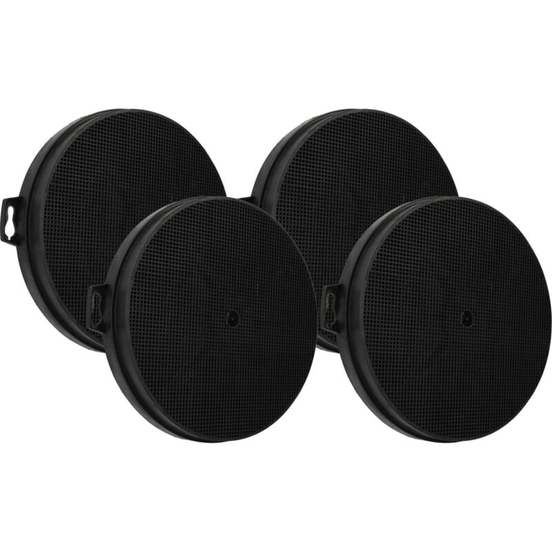 Vhbw - 4x Filtres à charbon actif compatible avec Baumatik BXX120SS, CAN54SS, BXX90SS, BXX90IV, BXX90GBL, BXX90BDY, BXX70SS hotte aspirante - 21 cm