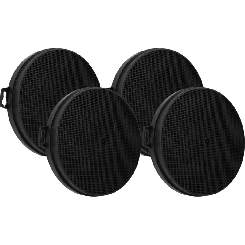 Vhbw - 4x Filtres à charbon actif compatible avec Best 89-P810S br f, 89-P510S BR1 F-RIF1293801 hotte aspirante - 21 cm