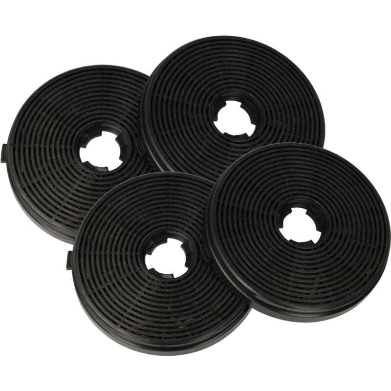 Vhbw - 4x Filtres à charbon actif compatible avec Respekta CH22010/90WBZ hotte aspirante