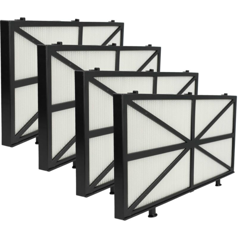 4x Filtres compatible avec Dolphin XT2 aspirateur, nettoyeur piscine - Coussinets, 27,7 x 13,3 x 1,3 cm - Vhbw
