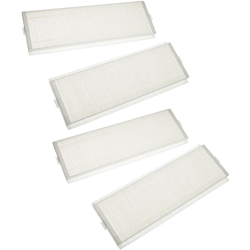 Vhbw 4x Filtres compatible avec AERISnext 600, 350, 450 appareil de ventilation - Set de filtres à air G4, 50 x 16 x 4 cm blanc