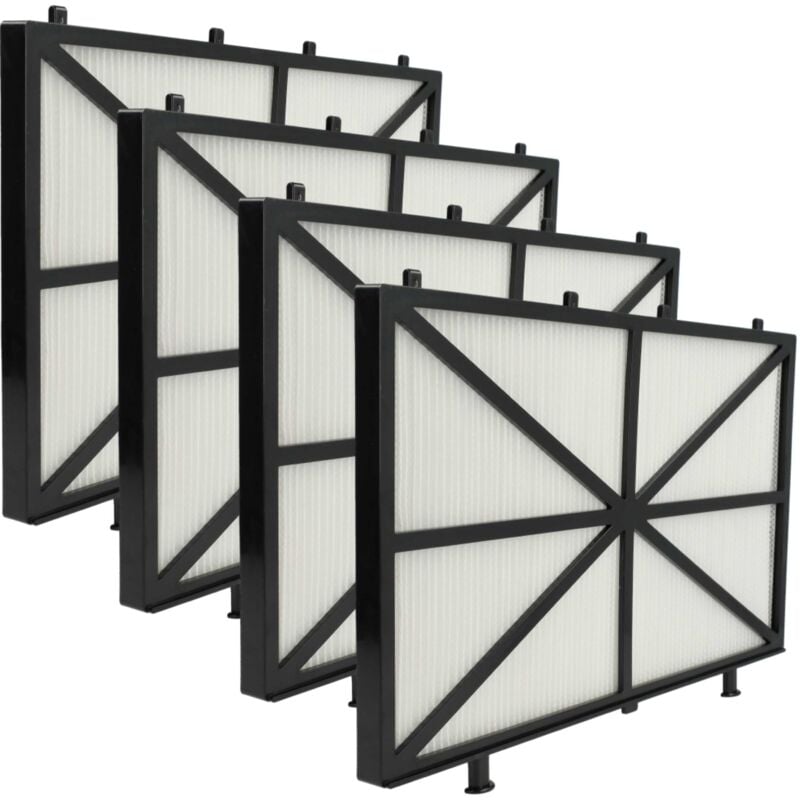 4x Filtres H11 compatible avec Dolphin Maximus X60 aspirateur, nettoyeur piscine - Coussinets, 26,5 x 15,8 x 1,1 cm - Vhbw