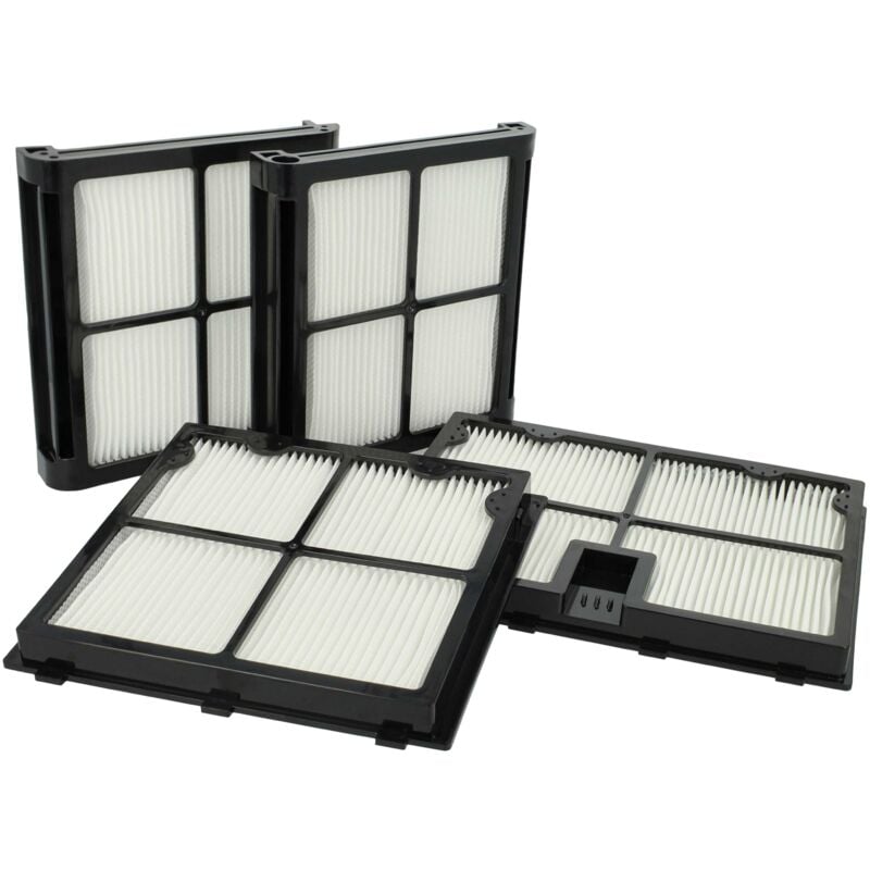 4x Filtres hepa 13 compatible avec Dolphin s 100, 50 aspirateur, nettoyeur piscine - Coussinets - Vhbw