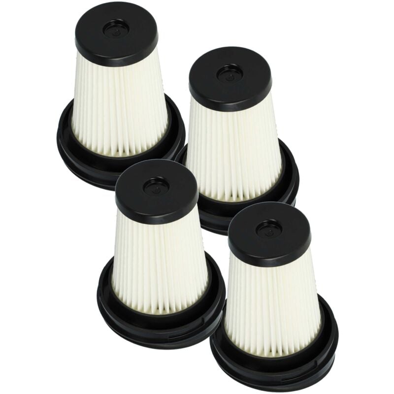 Image of vhbw 4x filtro a pieghe piatte compatibile con ETA Moneto 0449 aspirapolvere portatile a batteria, aspirapolvere - Elemento filtrante
