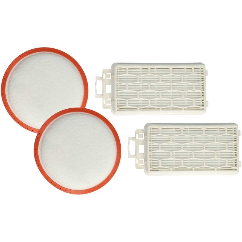 Vhbw 4x filtro compatibile con Dirt Devil Black