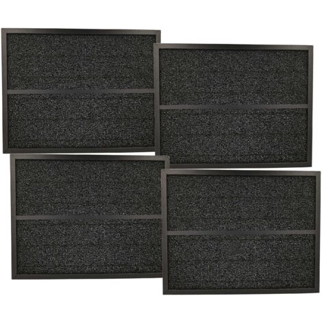 vhbw 4x filtro de aire reemplaza DeLonghi 5513710001 para purificador - Filtro combi carbón activo + materia en suspensión