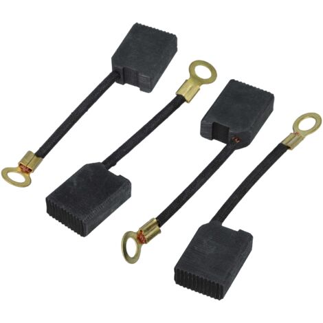 vhbw 4x Kohlebürste 19 x 14 x 7 mm kompatibel mit Kärcher 1.990-131.0, 1.990-202.0, 1.990-141.0 Nass-/Trockensauger, Waschsauger