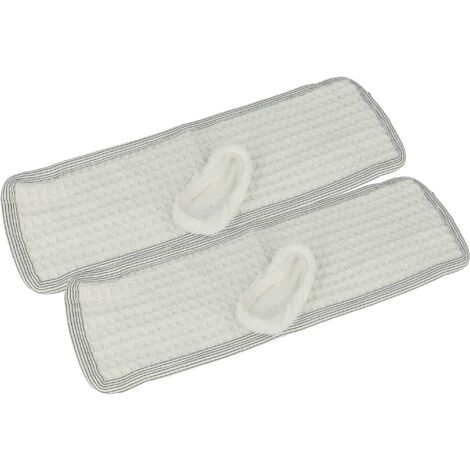 vhbw 4x Paño limpieza reemplaza Dirt Devil 0380005 para limpiador a vapor - 2x funda de algodón, 2x paño de suelo