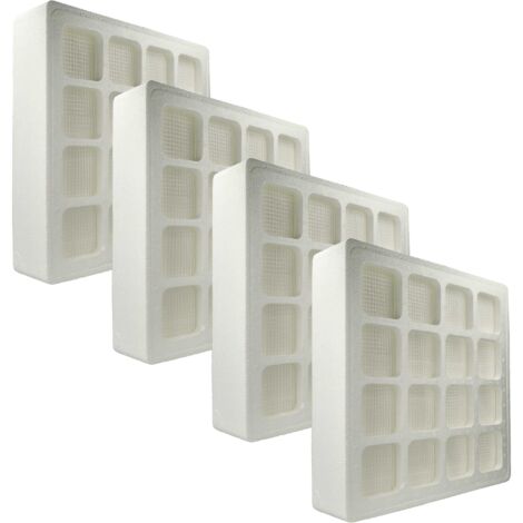 vhbw 4x Prefiltro compatible con IQAir HealthPro 250 NE, 100 NE, 250 purificador - plástico / vellón, clase de filtro F8 blanco
