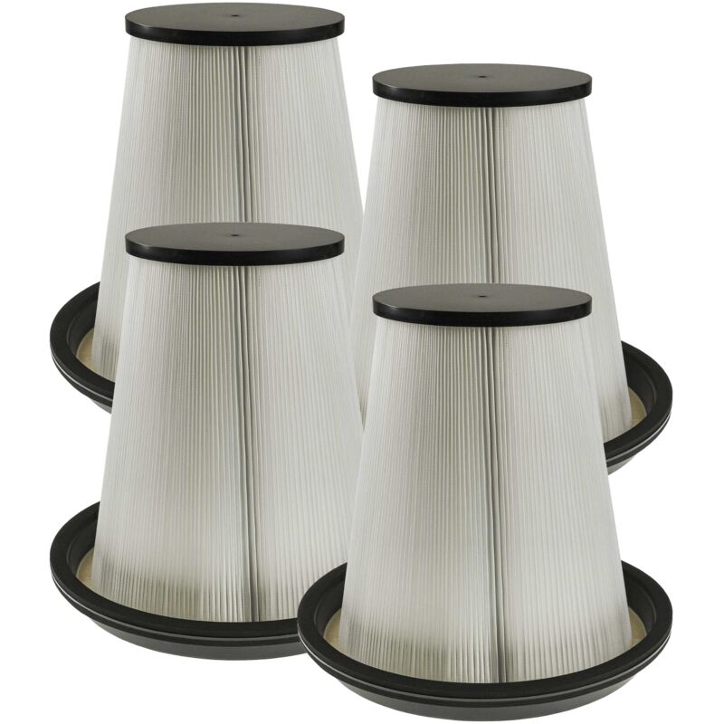 Vhbw - 4x Prefiltro compatible con Pullman Ermator S26 aspiradora - Filtro aspiradora, redondo