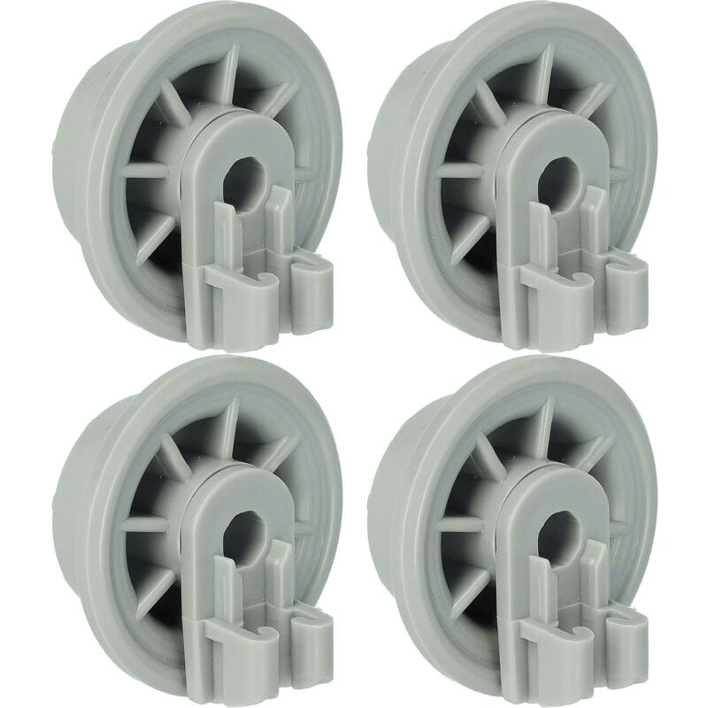 4x Ruota per cestello inferiore sostituisce Bosch