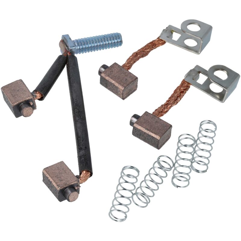 Image of Vhbw - 4x spazzola carbone per motore di avviamento compatibile con Briggs & Stratton 170432 0636-XX, 0641-XX, 0649-XX tagliaerba, trattorini rasaerba