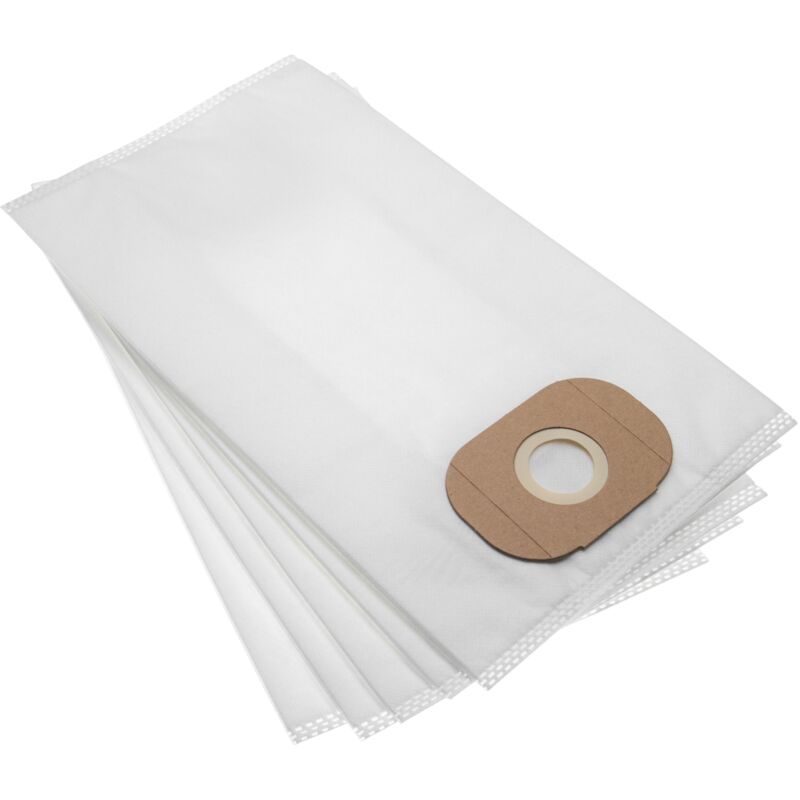 

5x bolsa compatible con Kärcher BV 111, DS 5200, K 5200, T 171 aspiradora - vellón micro, 34.7cm x 18,95cm, blanco - Vhbw