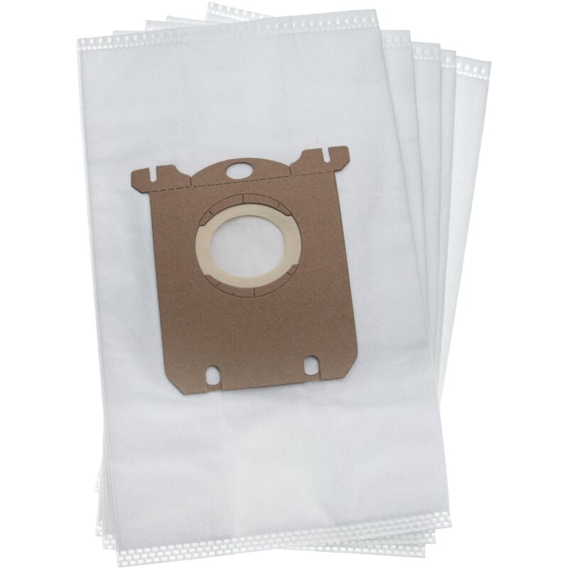 

5x Bolsa aspiradora compatible con Hanseatic 732-326 aspiradora - vellón micro, 28,6 cm x 17 cm, blanco - Vhbw