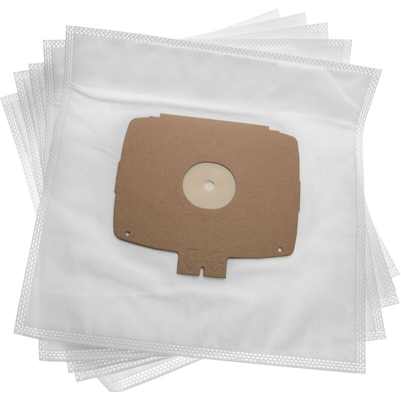 

5x bolsa compatible con Volta 13466, U358, U360/S, U360S aspiradora - vellón micro, 30,1 cm x 30.35 cm, blanco - Vhbw