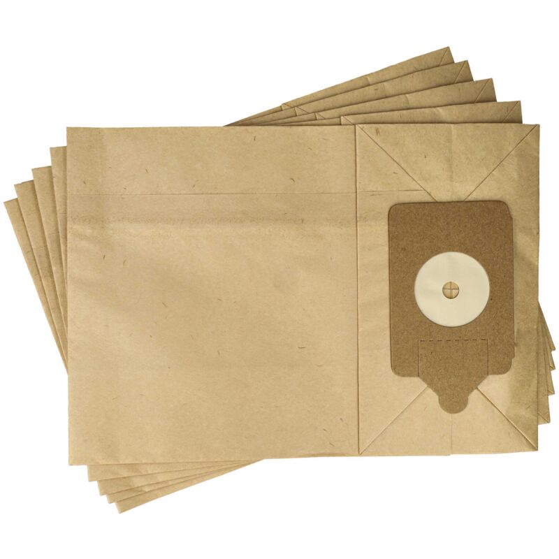 

5 bolsas de aspiradora compatible con Numatic James JVP 180, James JVP 180-A, MFQ 300, NNV 200, NNV 204; papel; 32,6cm x 23.25cm - Vhbw