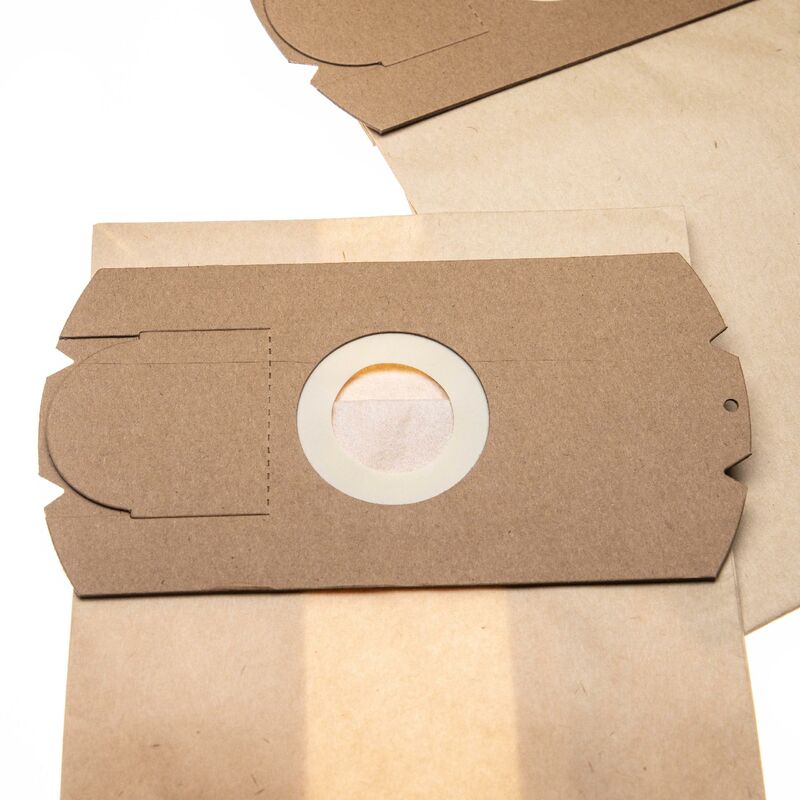 

5 bolsas papel reemplaza Fakir 2181805 para aspiradora 31,5cm x 18cm - Vhbw