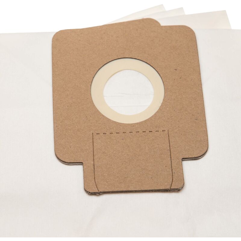 

Vhbw - 5x Bolsa aspiradora compatible con Hoover TRTW1750 001, TRTW1750 019, TRTW1750 021 aspiradora - papel, 16,5 cm x 18 cm, beige