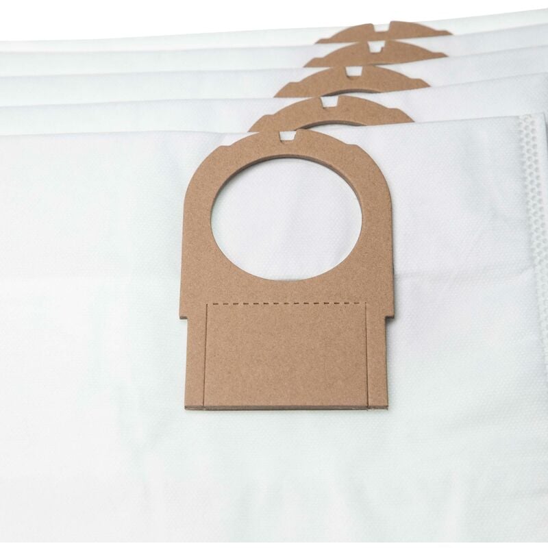 

5x bolsa reemplaza Metabo 6.31349, 631349000 para aspiradora - vellón micro, 68,6cm x 23.7cm, blanco - Vhbw