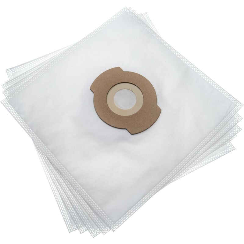 Image of vhbw 5x sacchetti compatibile con Bosch EasyVac 3 aspirapolvere - in microfibra, 27.25cm x 26.5cm, bianco