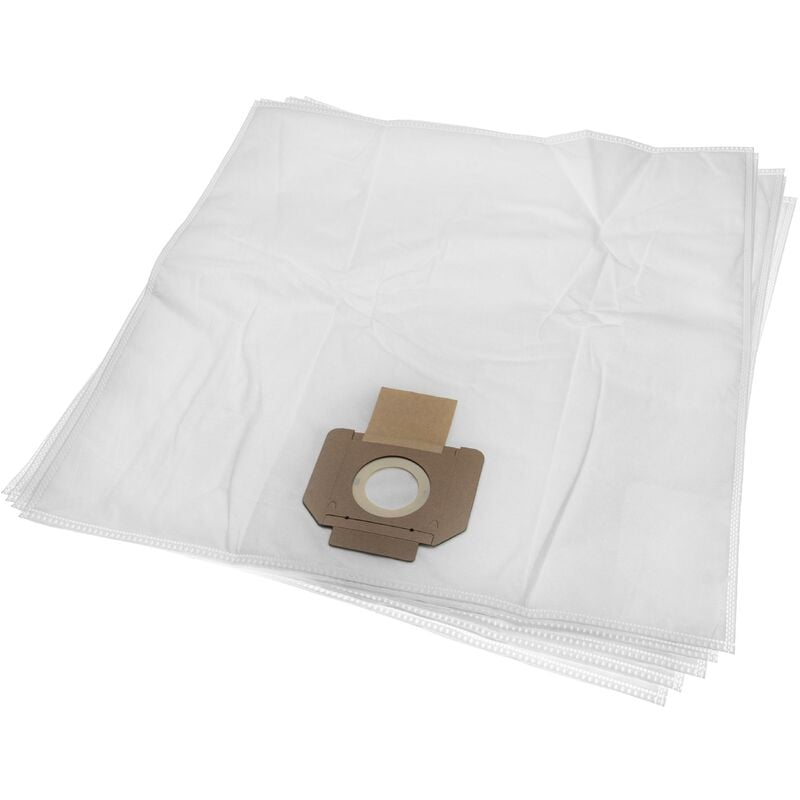 5x sacs compatible avec Nilfisk Attix 30-0H pc, 30-2M pc, 30-2M xc, 40-01 pc Inox aspirateur - microfibres non tissées, 64cm x 58cm, blanc - Vhbw