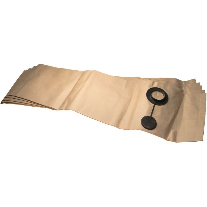 5x Sacs filtrants remplacement pour Festool fis-sr 5/6, 483143 pour dispositif d'aspiration - papier, 29,7cm x 99,6cm, couleur sable - Vhbw