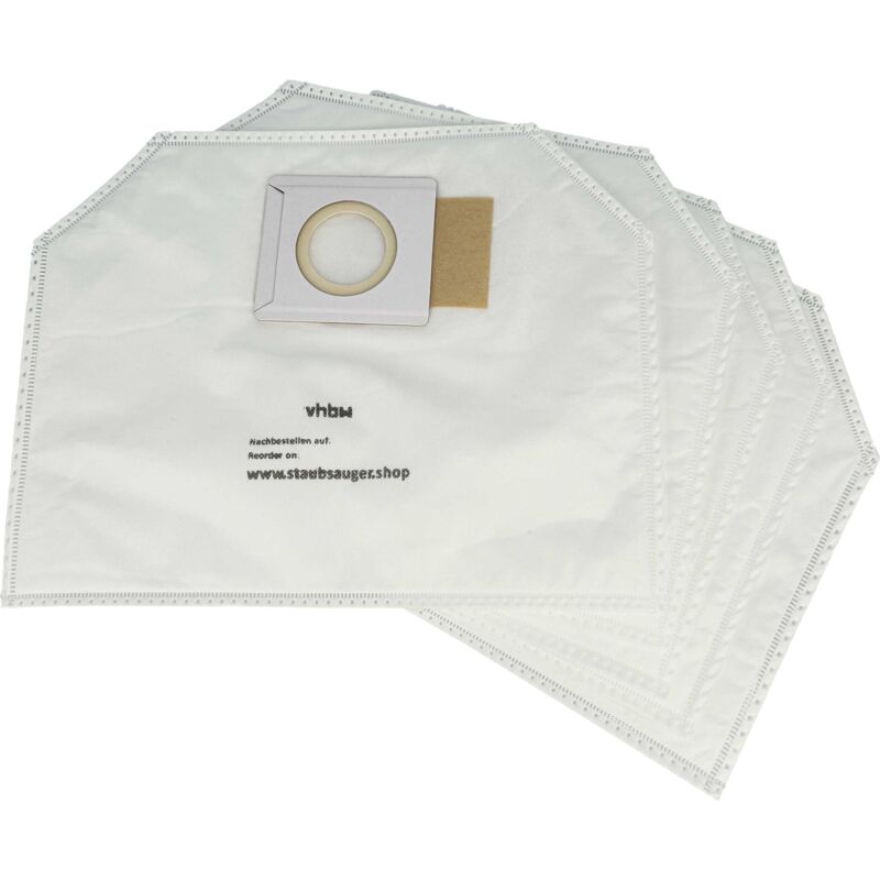 

5x bolsa reemplaza Makita 197903-8 para aspiradora - vellón micro, blanco - Vhbw