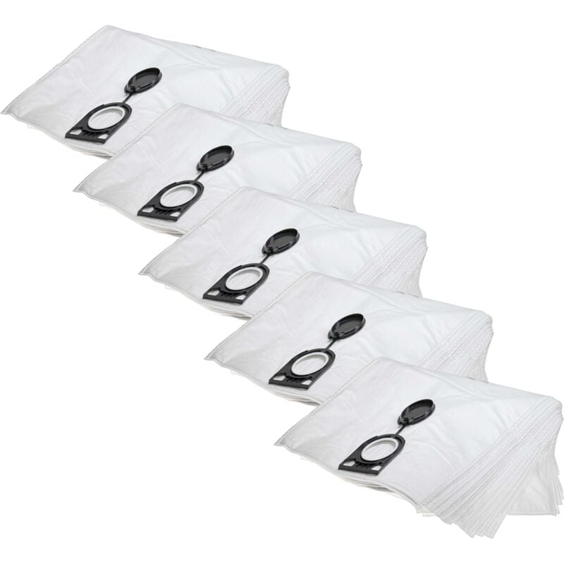 Vhbw 50 sacchetti microfibra compatibile con