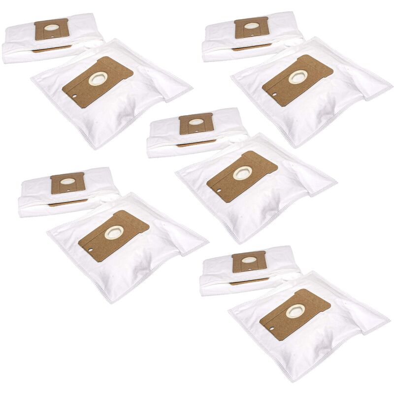 

50x Bolsa aspiradora compatible con AEG Vampyr 6100 - 7999, 700 - 799, 8000 - 8999 aspiradora - vellón micro, 28 cm x 18,5 cm, blanco - Vhbw