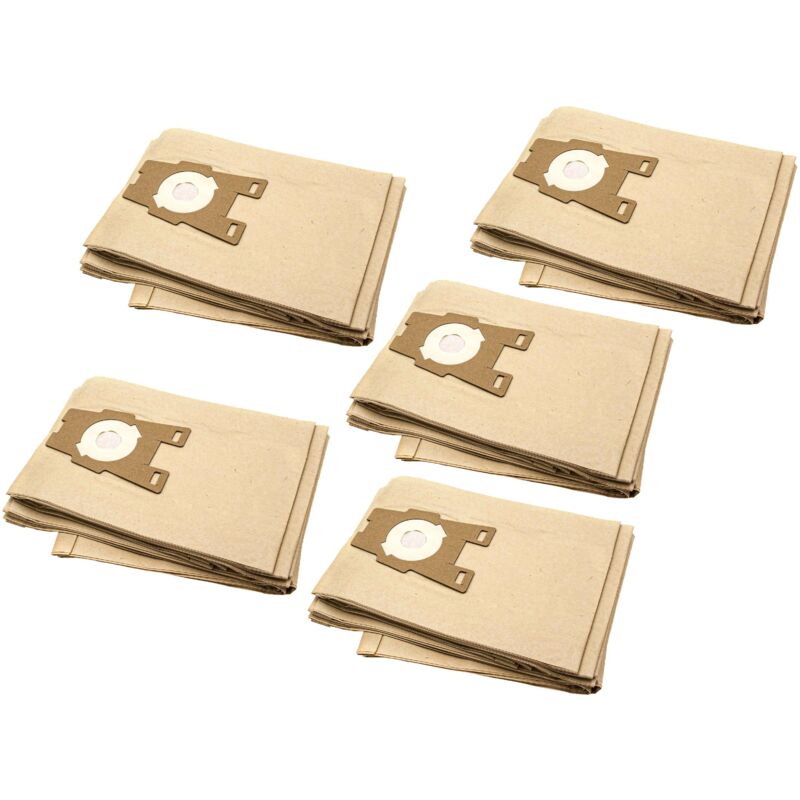 

50x Bolsa aspiradora compatible con Kirby Heritage 1, Heritage 2, Heritage II, Legend 1 aspiradora - papel, 32 cm x 23 cm, color arena - Vhbw