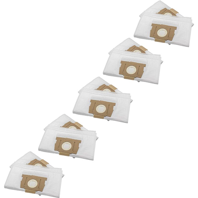 

50x Bolsa aspiradora compatible con Rowenta RO 6800 - 6899 X - Treme Power aspiradora - vellón micro, 32 cm x 22 cm, blanco - Vhbw