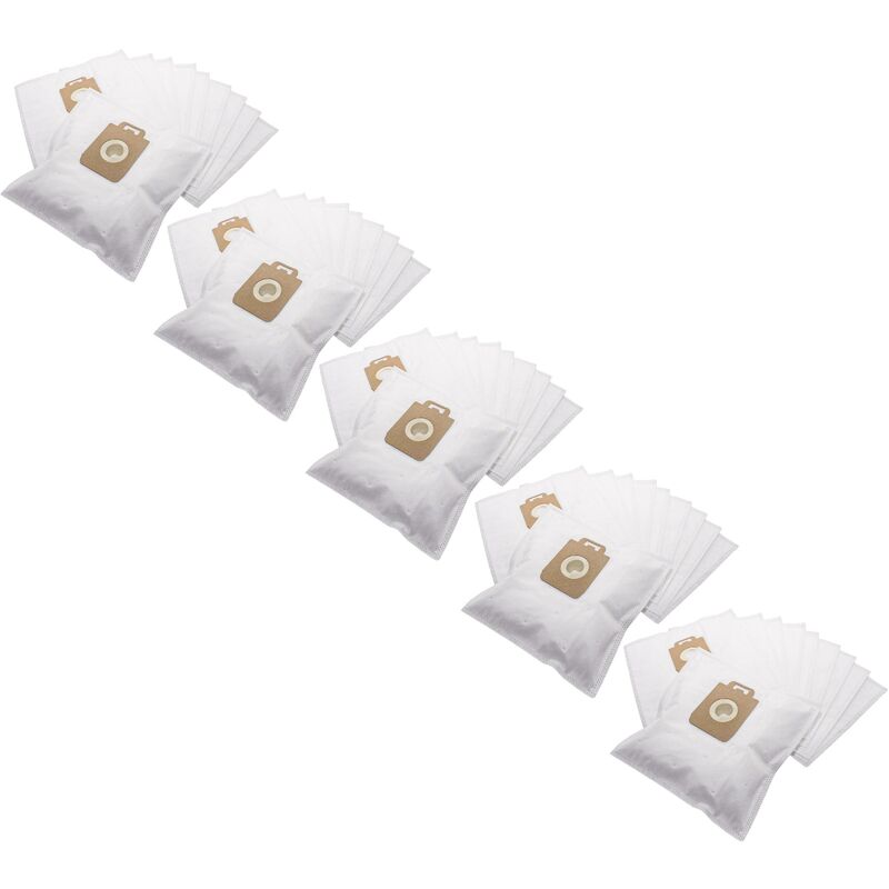 

50x Bolsa aspiradora compatible con Volta Maxismus, Modelys, Quickstop aspiradora - vellón micro, 32 cm x 19 cm, blanco - Vhbw