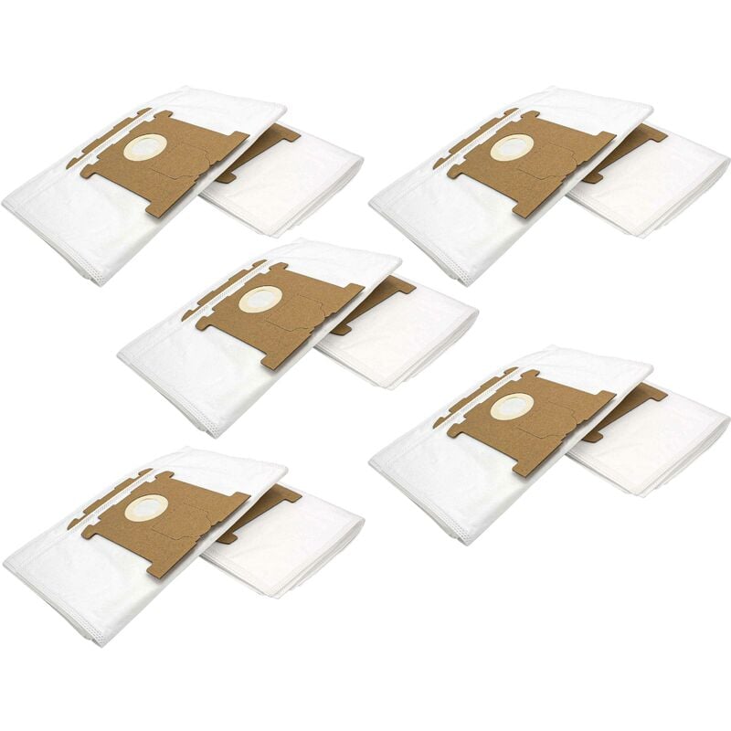 

50x Bolsa aspiradora compatible con Vorwerk Tiger VT250, VT251, 250, 251, 252, VT252 aspiradora - vellón micro, 33 cm x 20 cm, blanco - Vhbw