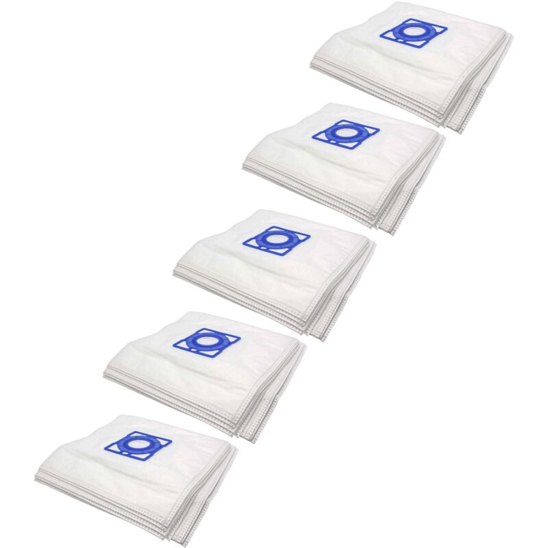 

50x Bolsa aspiradora reemplaza Swirl Y 05, Y 101, Y 45 para aspiradora - vellón micro, 31 cm x 23 cm, blanco - Vhbw