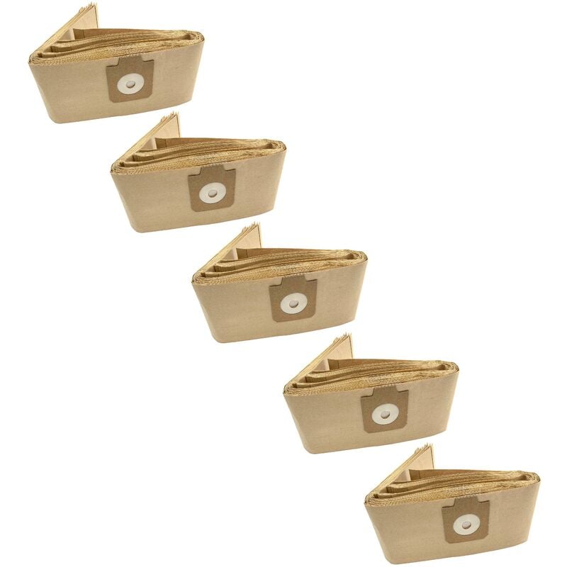 

50x bolsa compatible con Dixon Apollo, U 920, U925 aspiradora - papel, color arena - Vhbw