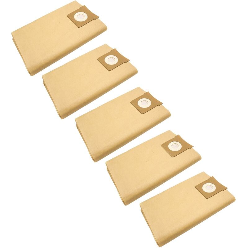

50x bolsa compatible con FIF NTS 1000 aspiradora - papel, marrón - Vhbw