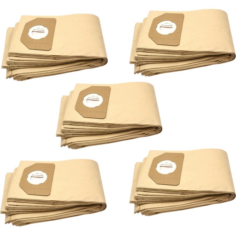 

vhbw 50x bolsa compatible con Wirbel 814 aspiradora - papel, marrón