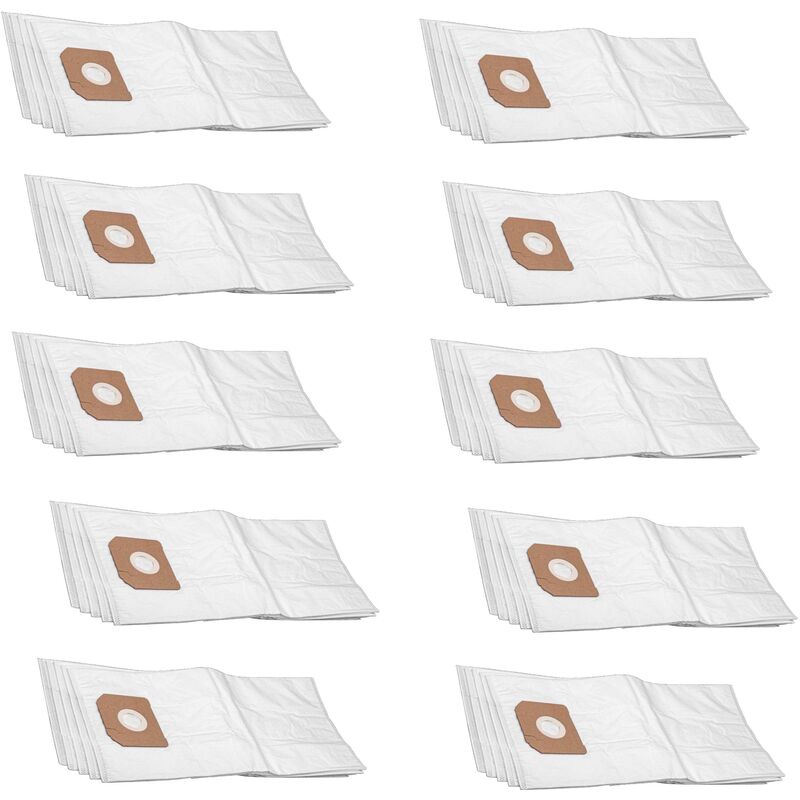

50x bolsa reemplaza Kärcher 6.904-407.0 para aspiradora - vellón micro, blanco - Vhbw