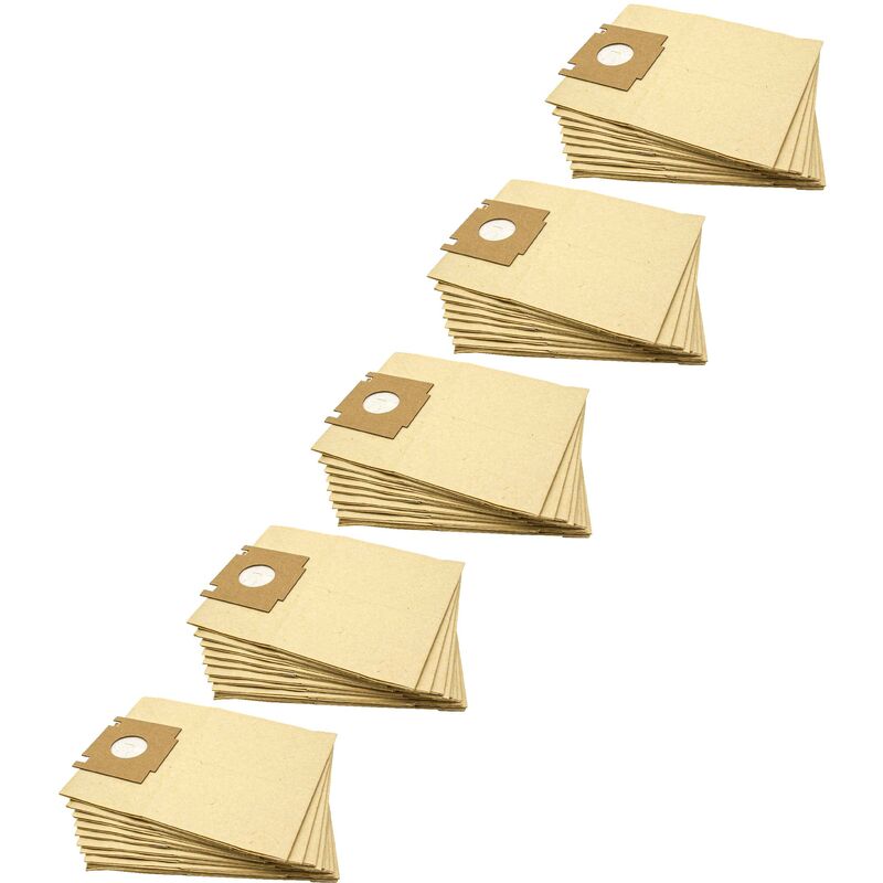 Image of 50x sacchetto compatibile con Moulinex Alto ceh 1, Alto ceh 152, Alto ceh 2 aspirapolvere- carta, 23cm x 18cm color sabbia - Vhbw